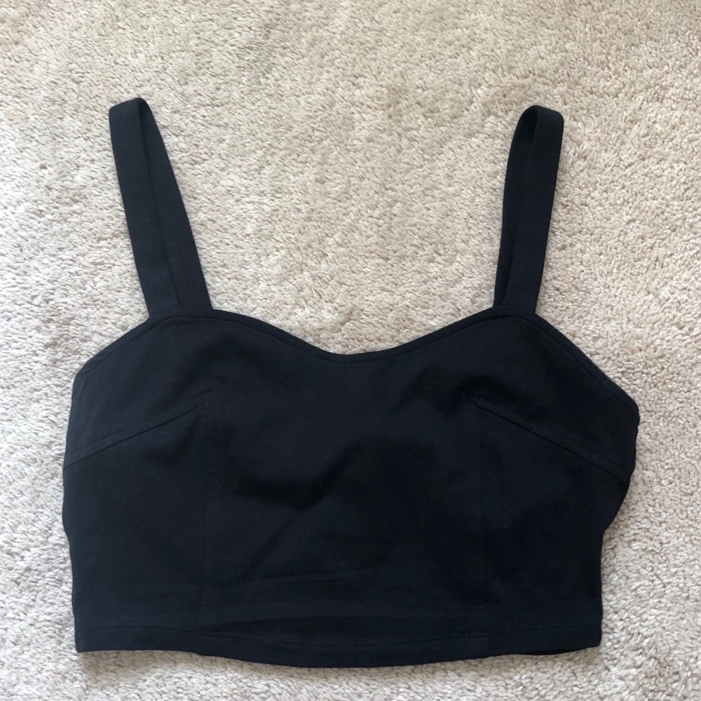 Forever 21 Black Crop Top | Bustier Top
